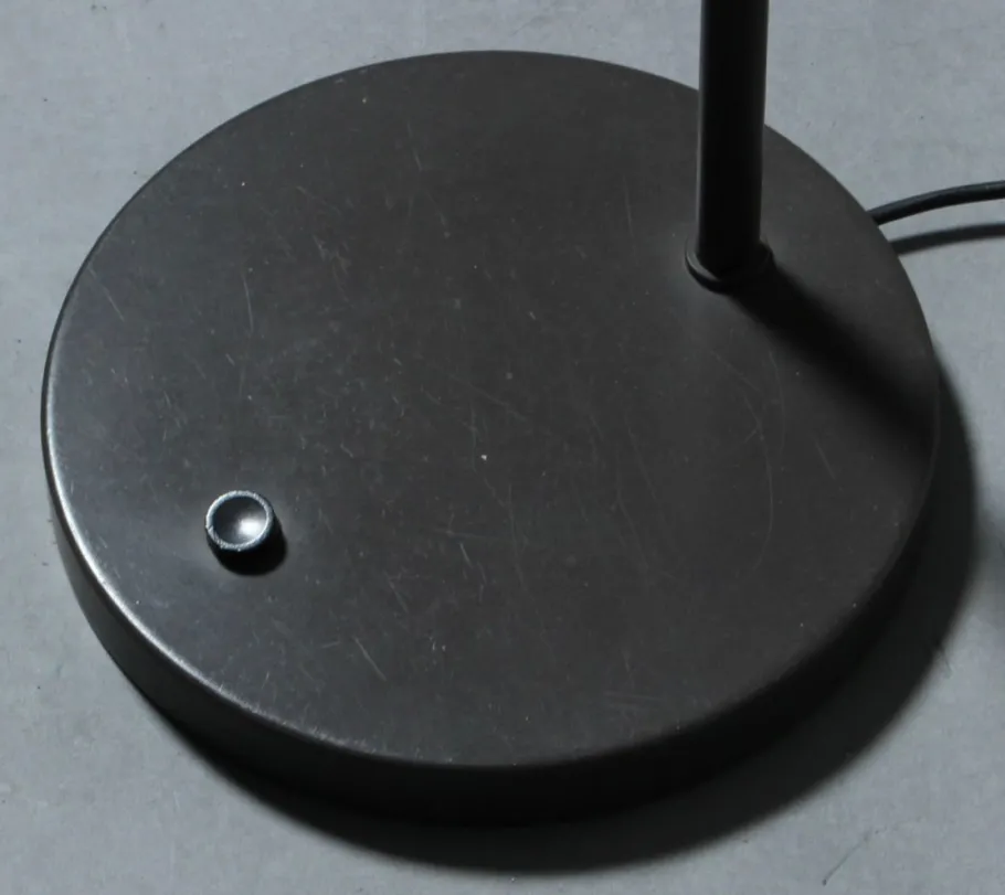 Best Pamono Vintage Gray-Brown Opala Floor Lamp by Hans J. Wegner for Louis Poulsen