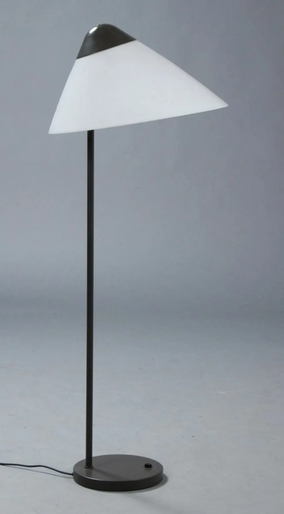Best Pamono Vintage Gray-Brown Opala Floor Lamp by Hans J. Wegner for Louis Poulsen
