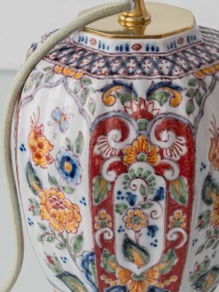 Best Pamono Vintage Hand-Painted Delft Ceramic Table Lamp by Altena & Krooyenga Makkum, 1960s