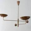 Sale Pamono Vintage Hanging Light in Brass, 1960s
