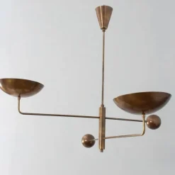 Sale Pamono Vintage Hanging Light in Brass, 1960s