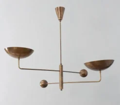 Sale Pamono Vintage Hanging Light in Brass, 1960s