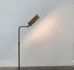 New Pamono Vintage Hollywood Regency German Brass Floor Lamp by Florian Schulz