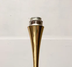 Outlet Pamono Vintage Hollywood Regency Style Model Lonea Floor Lamp in Brass by Florian Schulz