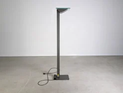 Hot Pamono Vintage ID-S Floor Lamp in Glass by Ettore Sottsass for Staff