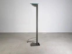 Hot Pamono Vintage ID-S Floor Lamp in Glass by Ettore Sottsass for Staff