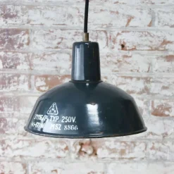 Sale Pamono Vintage Industrial Blue Enamel Factory Pendant Light