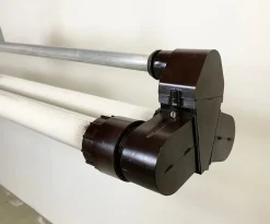 New Pamono Vintage Industrial Fluorescent Light, 1970s