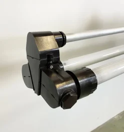 New Pamono Vintage Industrial Fluorescent Light, 1970s