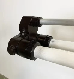 New Pamono Vintage Industrial Fluorescent Light, 1970s