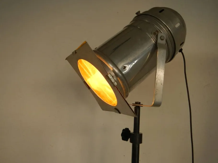 New Pamono Vintage Italian Aluminum Cinema Spot Lamp, 1960s