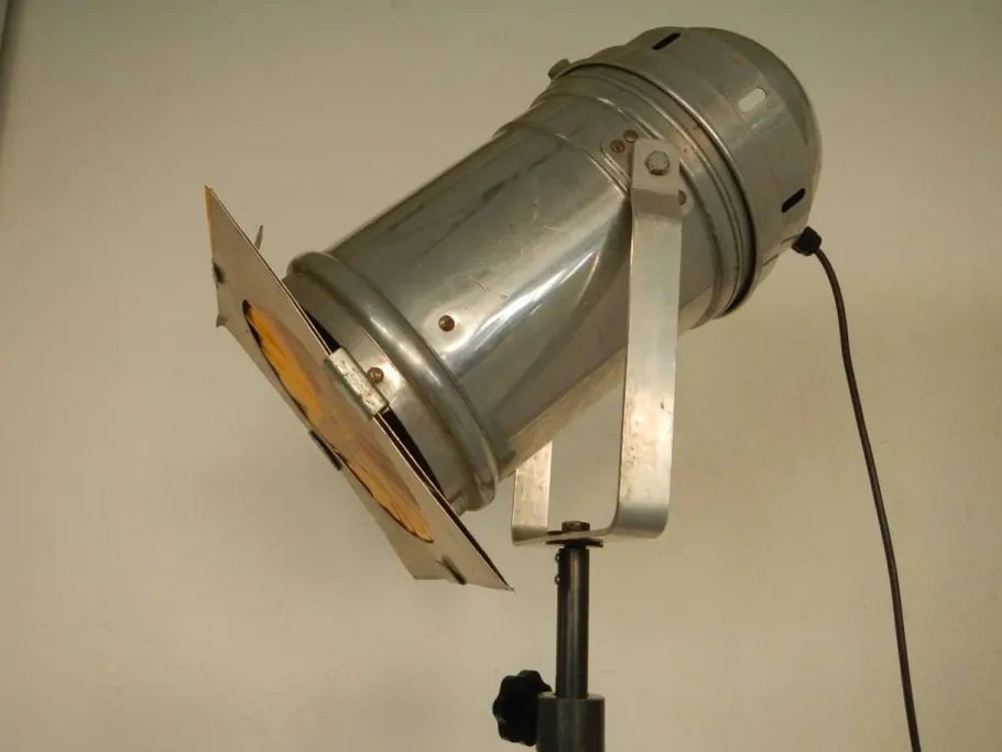 New Pamono Vintage Italian Aluminum Cinema Spot Lamp, 1960s
