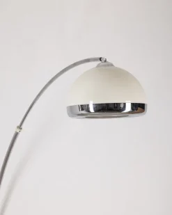 New Pamono Vintage Italian Arc Lamp in Marble and Metal, 1970s