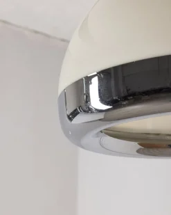 New Pamono Vintage Italian Arc Lamp in Marble and Metal, 1970s