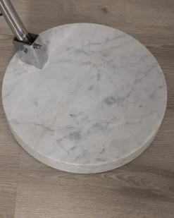 New Pamono Vintage Italian Arc Lamp in Marble and Metal, 1970s