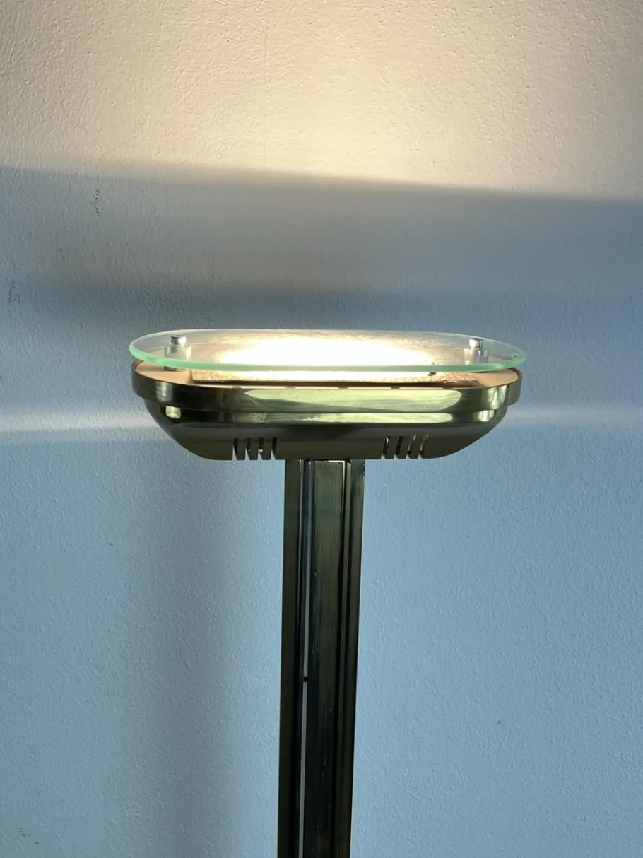 Hot Pamono Vintage Italian Brass Floor Lamp, 1980s