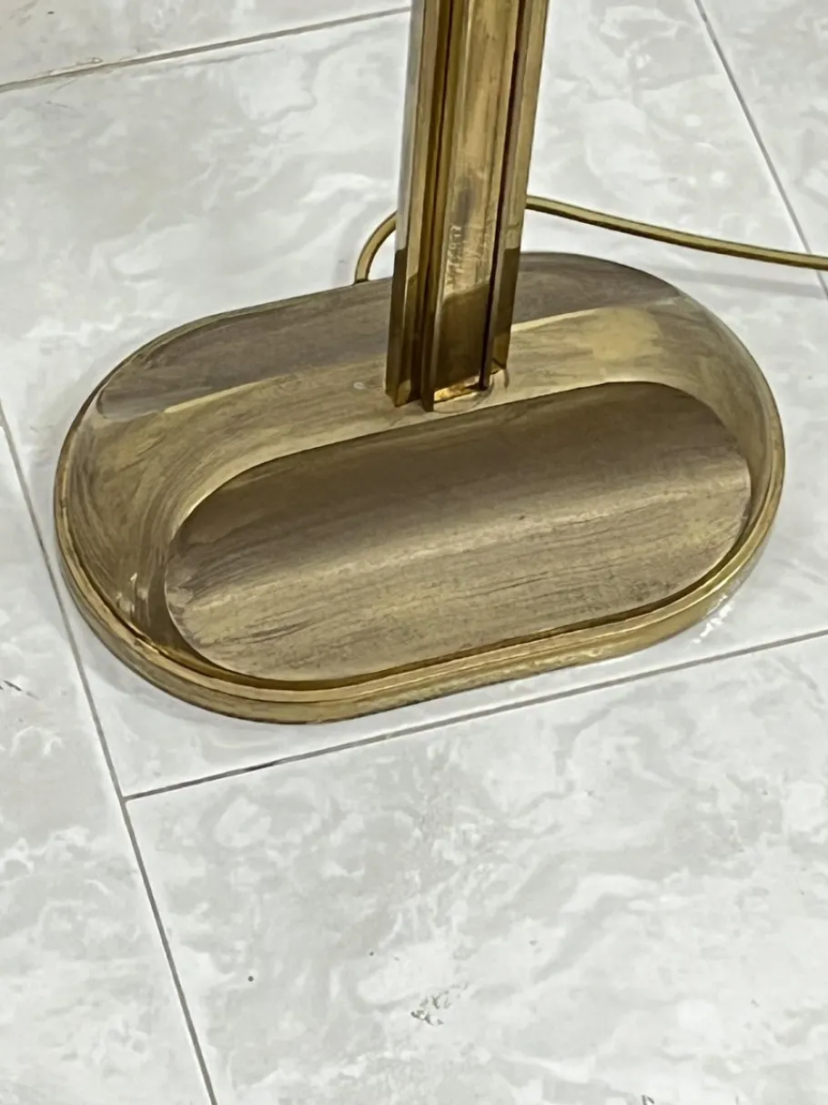 Hot Pamono Vintage Italian Brass Floor Lamp, 1980s