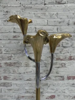 Online Pamono Vintage Italian Calla Lily Floor Lamp