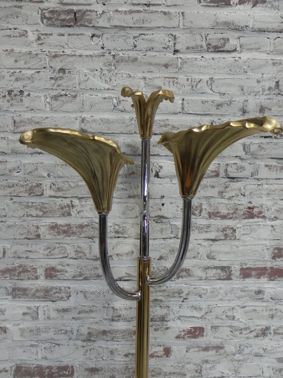 Online Pamono Vintage Italian Calla Lily Floor Lamp