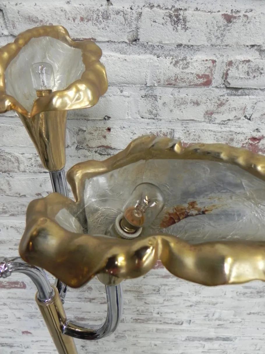 Online Pamono Vintage Italian Calla Lily Floor Lamp