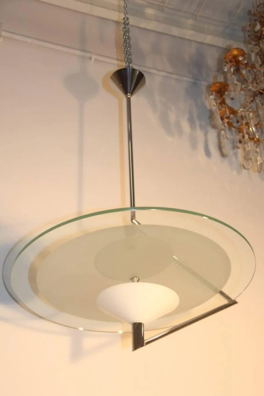 Sale Pamono Vintage Italian Ceiling Lamp by Daniela Puppa for Fontana Arte