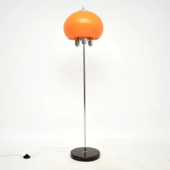 Pamono Vintage Italian Chrome Floor Lamp, 1970s