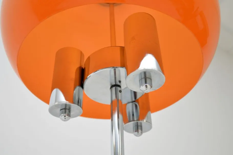 Pamono Vintage Italian Chrome Floor Lamp, 1970s