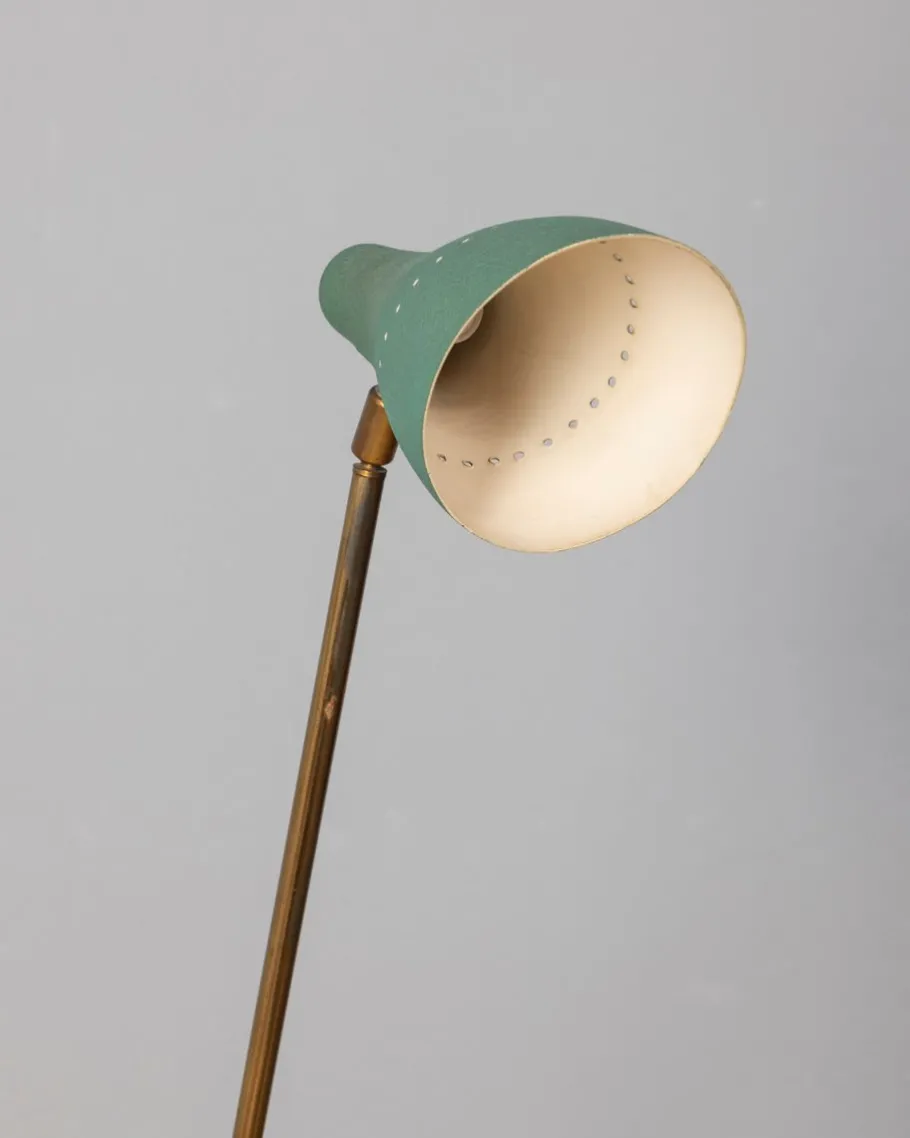 Hot Pamono Vintage Italian Coffee Table with Lamp and Magazine Rack