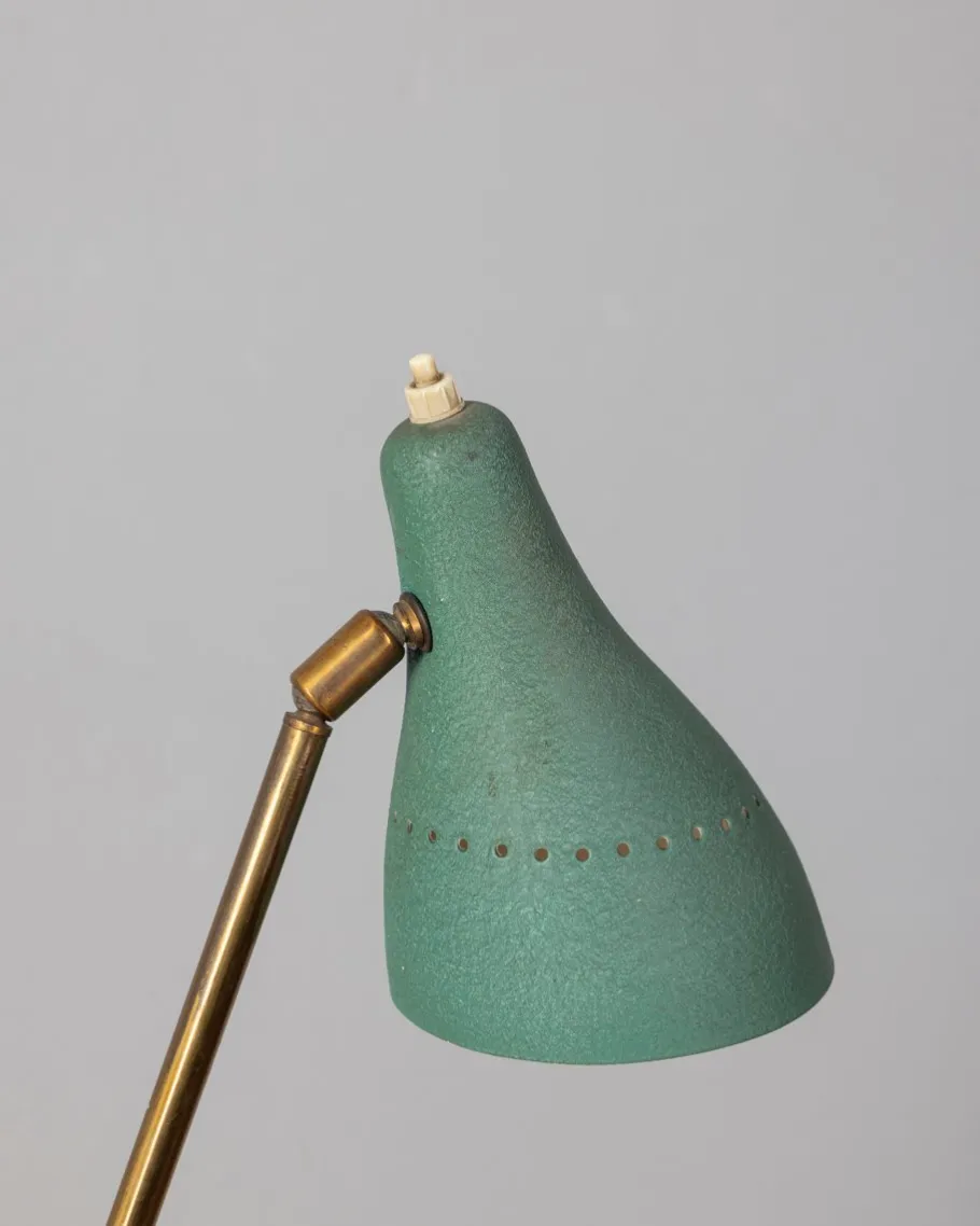 Hot Pamono Vintage Italian Coffee Table with Lamp and Magazine Rack