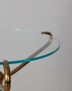 Hot Pamono Vintage Italian Coffee Table with Lamp and Magazine Rack