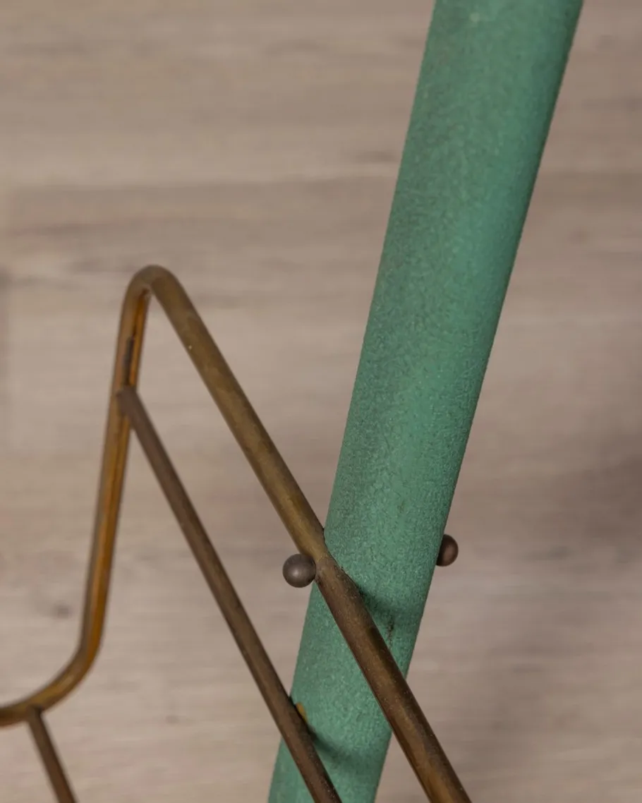 Hot Pamono Vintage Italian Coffee Table with Lamp and Magazine Rack