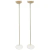 Outlet Pamono Vintage Italian Cream Model Rl 101/5 Floor Lamps from Relux, 1970s, Set of 2