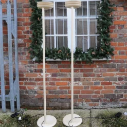 Outlet Pamono Vintage Italian Cream Model Rl 101/5 Floor Lamps from Relux, 1970s, Set of 2