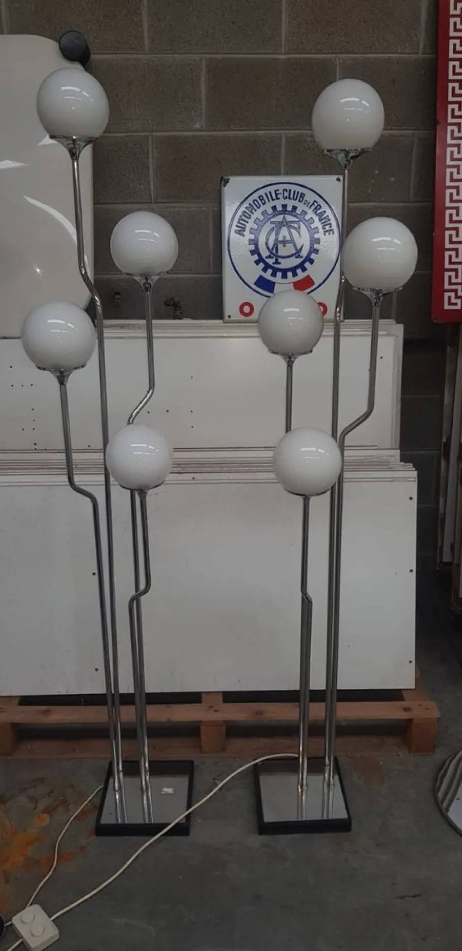 Hot Pamono Vintage Italian Floor Lamps by Goffredo Reggiani, 1960s, Set of 2