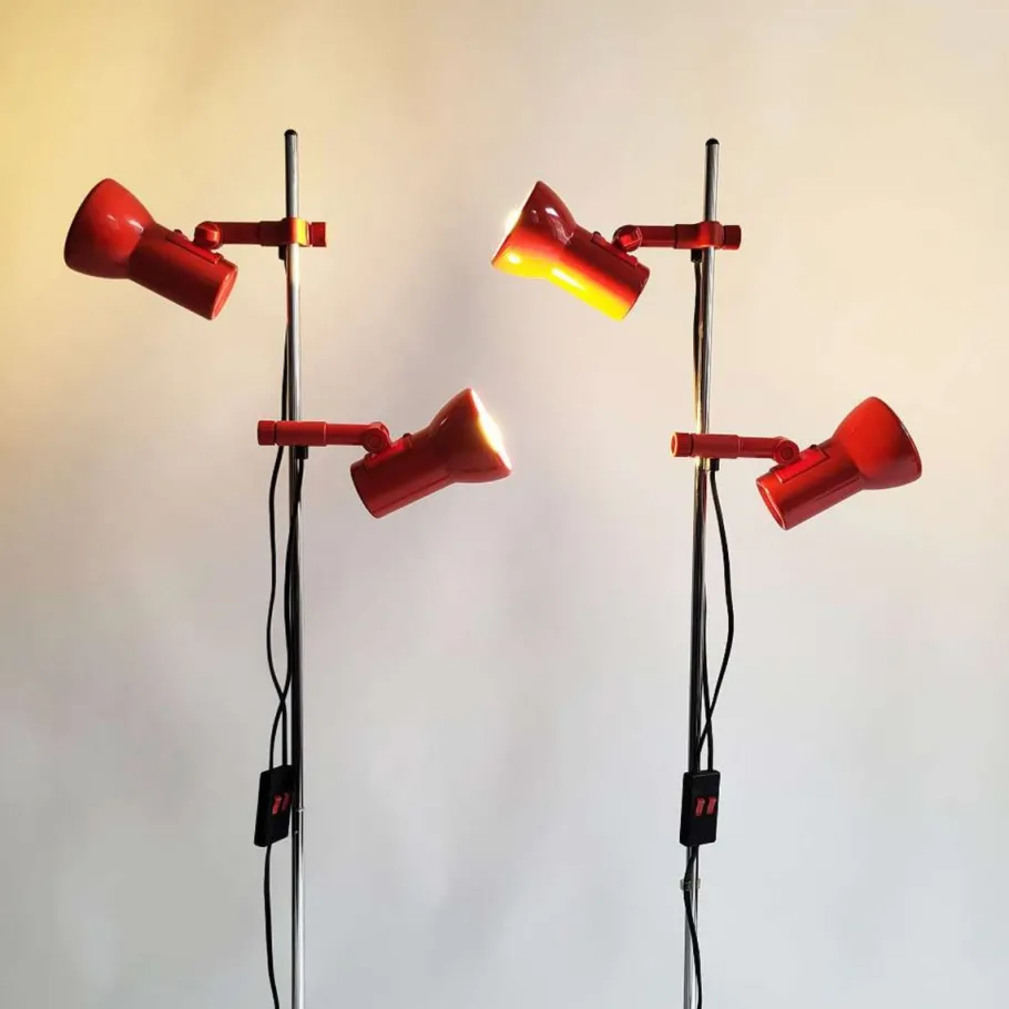 Hot Pamono Vintage Italian Floor Lamps, 1970s, Set of 2