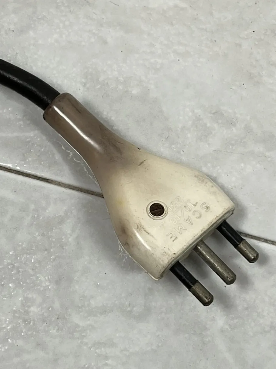 Hot Pamono Vintage Italian Lamp in Glossy Aluminum, 1980s