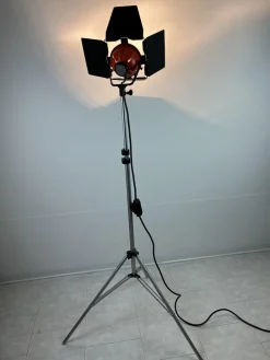 Hot Pamono Vintage Italian Lamp in Glossy Aluminum, 1980s