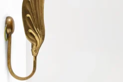 Sale Pamono Vintage Italian Leaf Brass Sconce by Tommaso Barbi