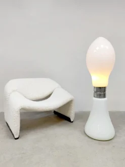 Pamono Vintage Italian Lipstick Floor Lamp by Carlo Nason for Mazzega, 1970s