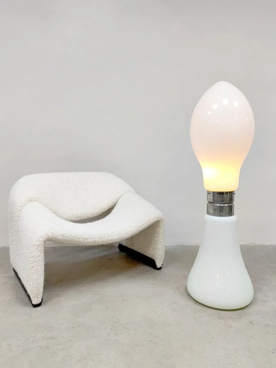 Pamono Vintage Italian Lipstick Floor Lamp by Carlo Nason for Mazzega, 1970s