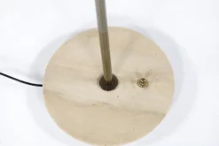 Outlet Pamono Vintage Italian Marble, Teak & Brass Floor Lamp