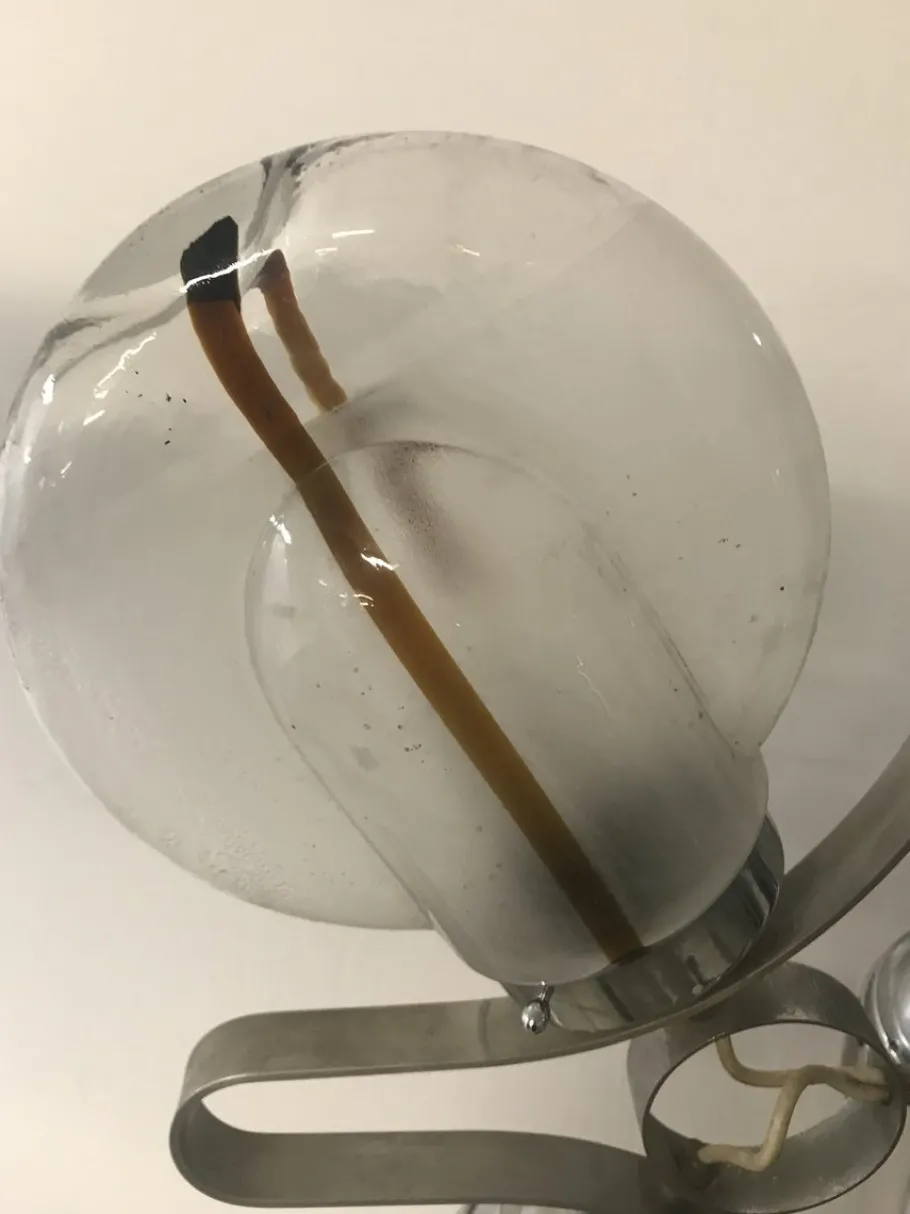 Outlet Pamono Vintage Italian Murano Glass Floor Lamp