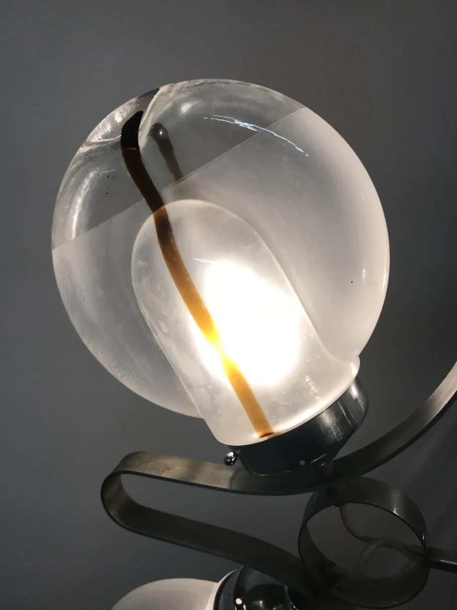 Outlet Pamono Vintage Italian Murano Glass Floor Lamp