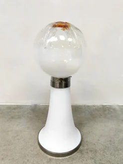 Online Pamono Vintage Italian Murano Glass Floor Table Lamp from Mazzega, 1960s