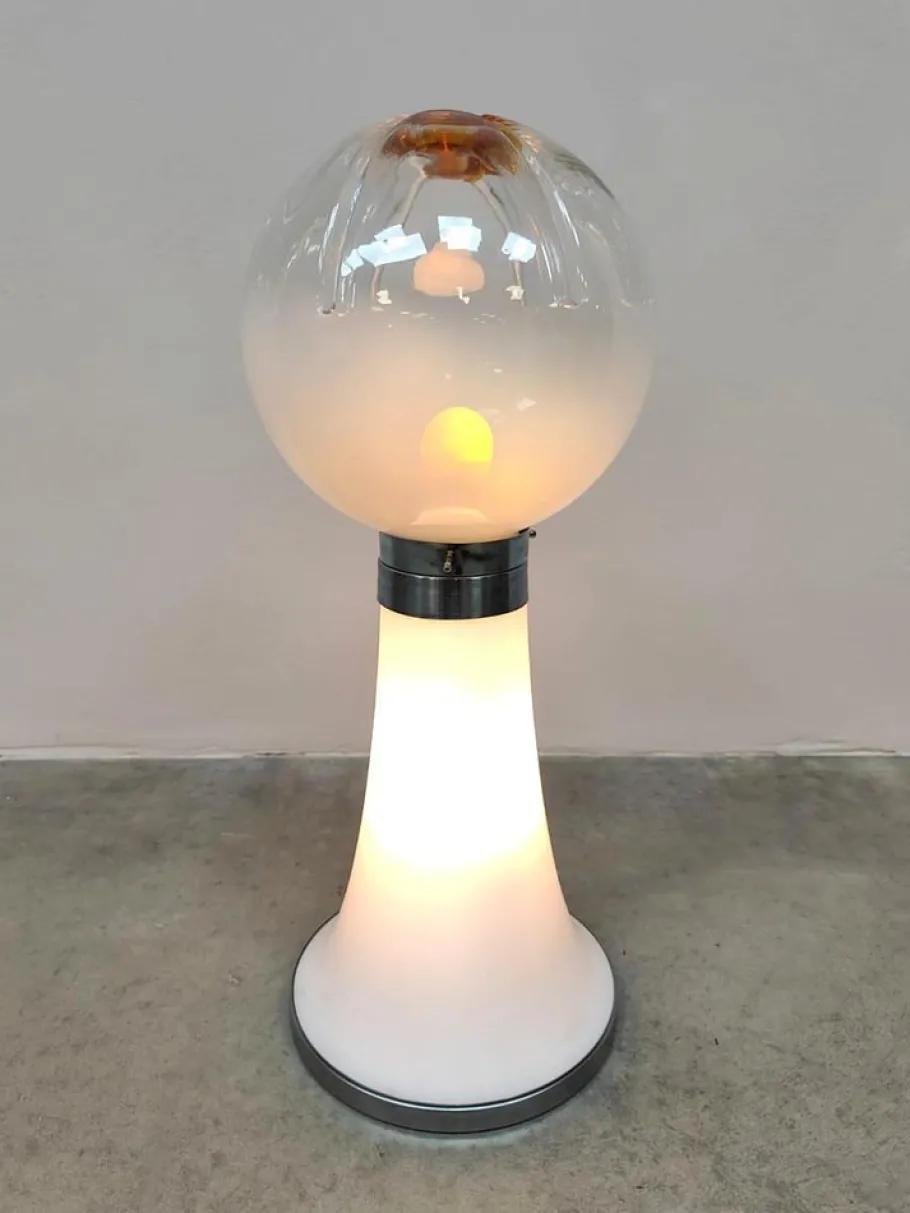 Online Pamono Vintage Italian Murano Glass Floor Table Lamp from Mazzega, 1960s