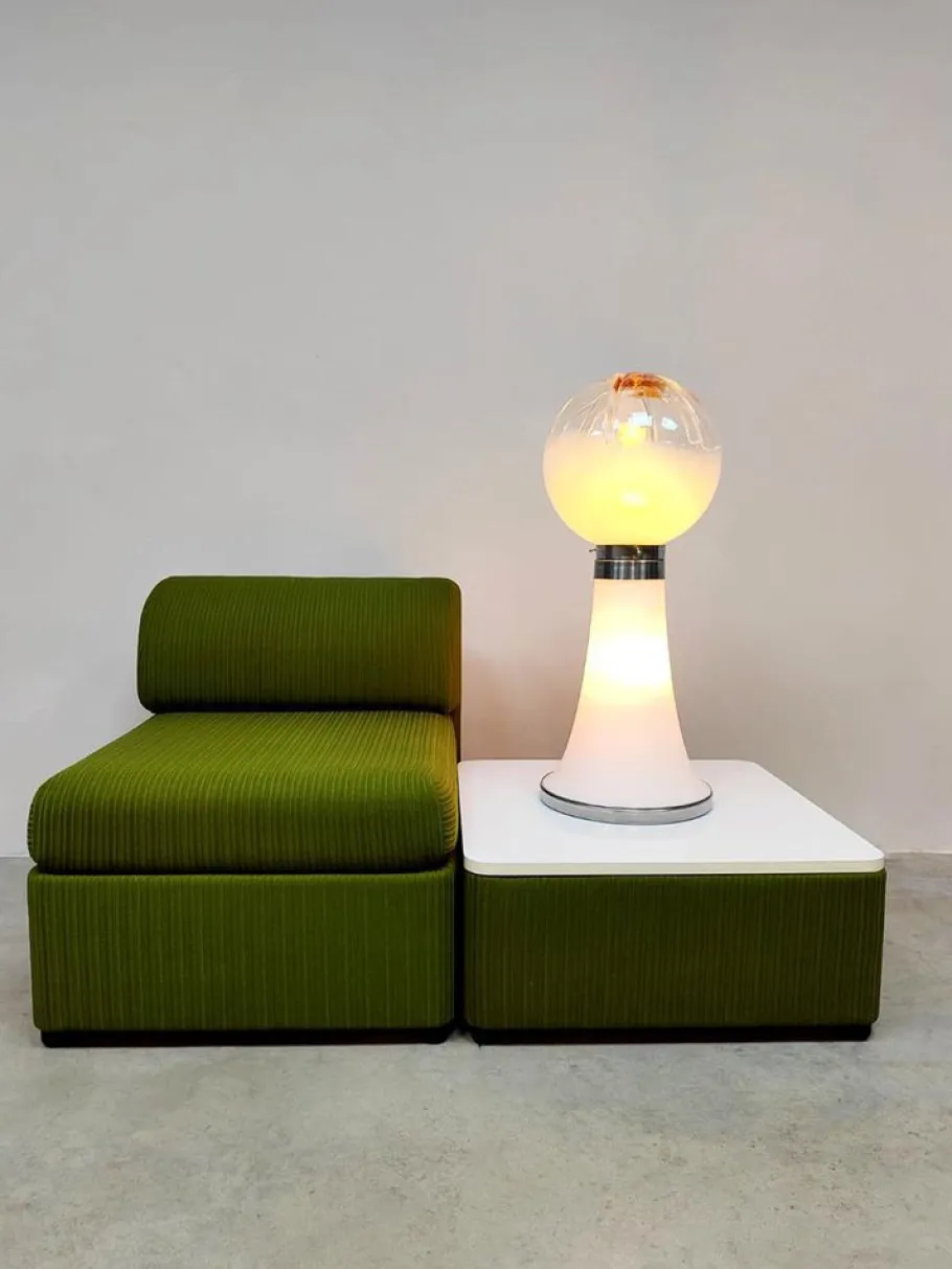 Online Pamono Vintage Italian Murano Glass Floor Table Lamp from Mazzega, 1960s