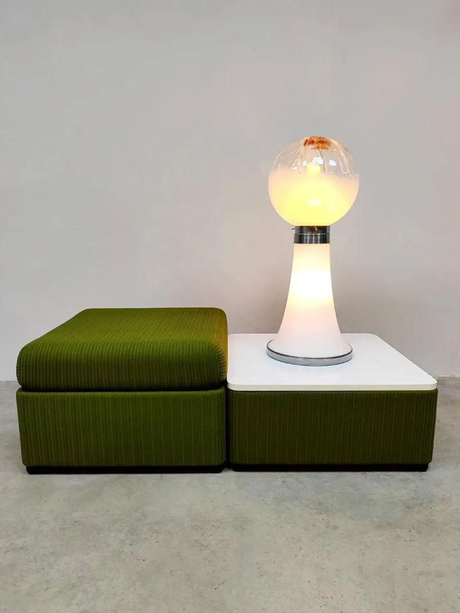 Online Pamono Vintage Italian Murano Glass Floor Table Lamp from Mazzega, 1960s