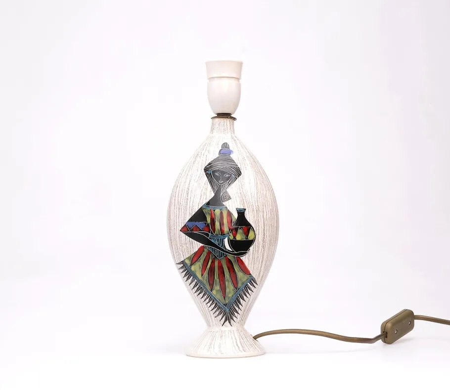 Sale Pamono Vintage Italian Porcelain Table Lamp, 1950s