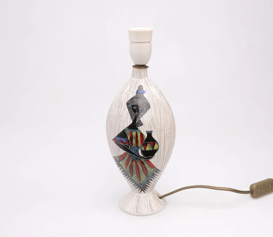 Sale Pamono Vintage Italian Porcelain Table Lamp, 1950s