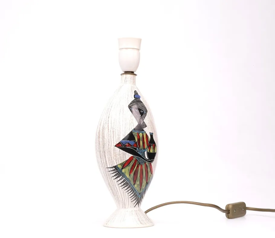 Sale Pamono Vintage Italian Porcelain Table Lamp, 1950s